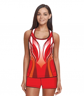 Майка 103 расцветка 1 красная